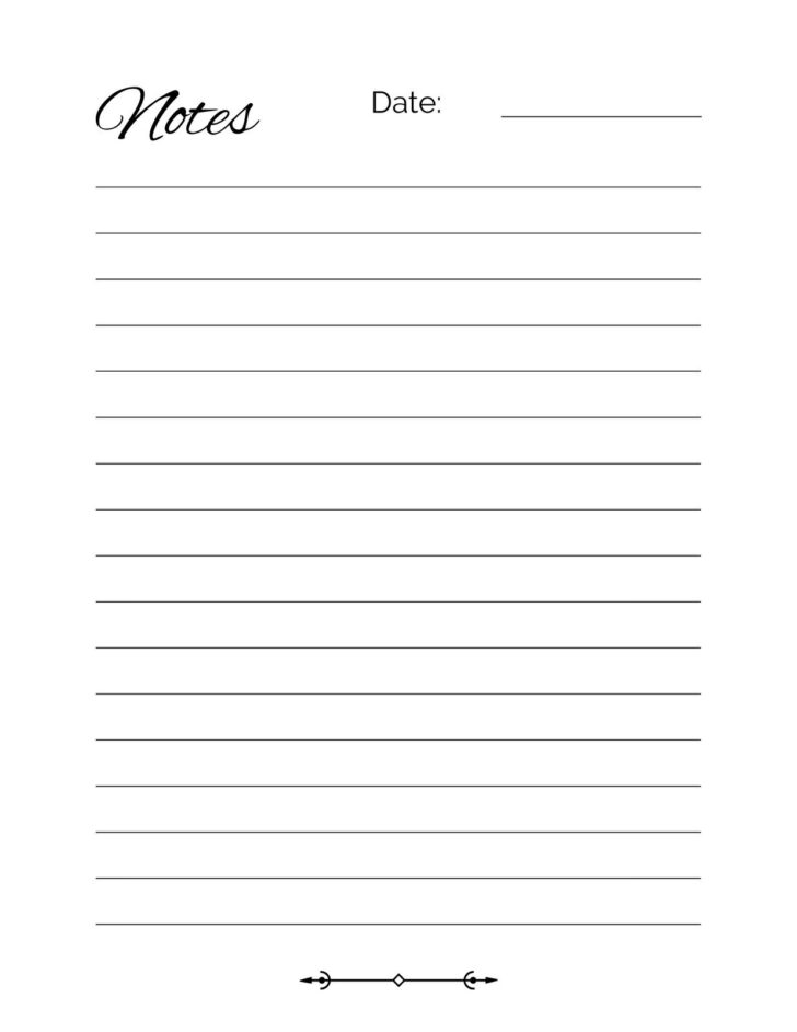 Paper With Lines Printable