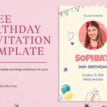 Free Birthday Invitation Template In Png – Download | Template regarding Free Printable Birthday Invitations With Photo Free Download