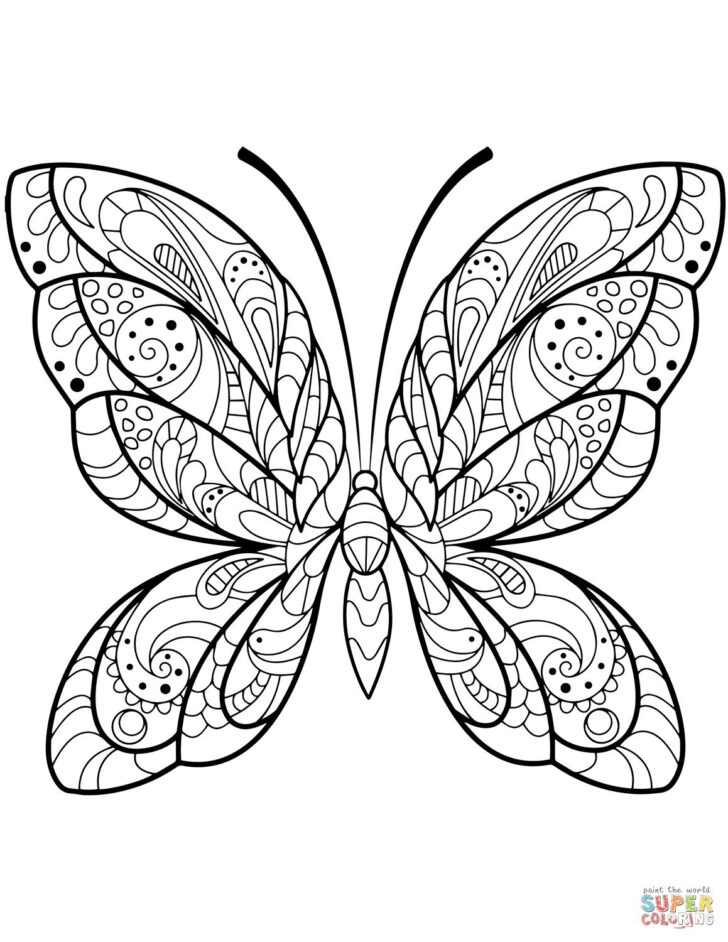 Printable PicturesColor of Butterflies