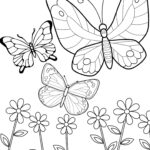 Free Butterfly Coloring Pages To Print   Crafty Morning Intended For Printable Butterfly Coloring Sheets