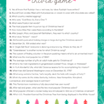 Free Christmas Trivia Printables {Games For The Family!} | Lil' Luna For Christmas Trivia Game Printable