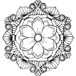 Free Coloring Pages For You To Print   Monday Mandala In Printable Mandalascolor