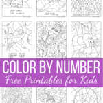 Free Colornumber Printables For Kids For Free Printable Paint By Numbers