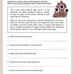 Free Custom And Printable Reading Worksheet Templates | Canva Throughout Free Printable Reading Comprehension