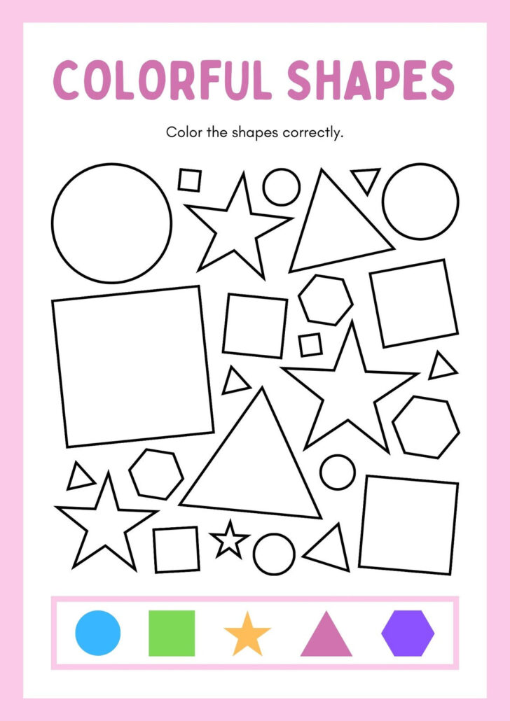 Printable Preschool Homework Sheets