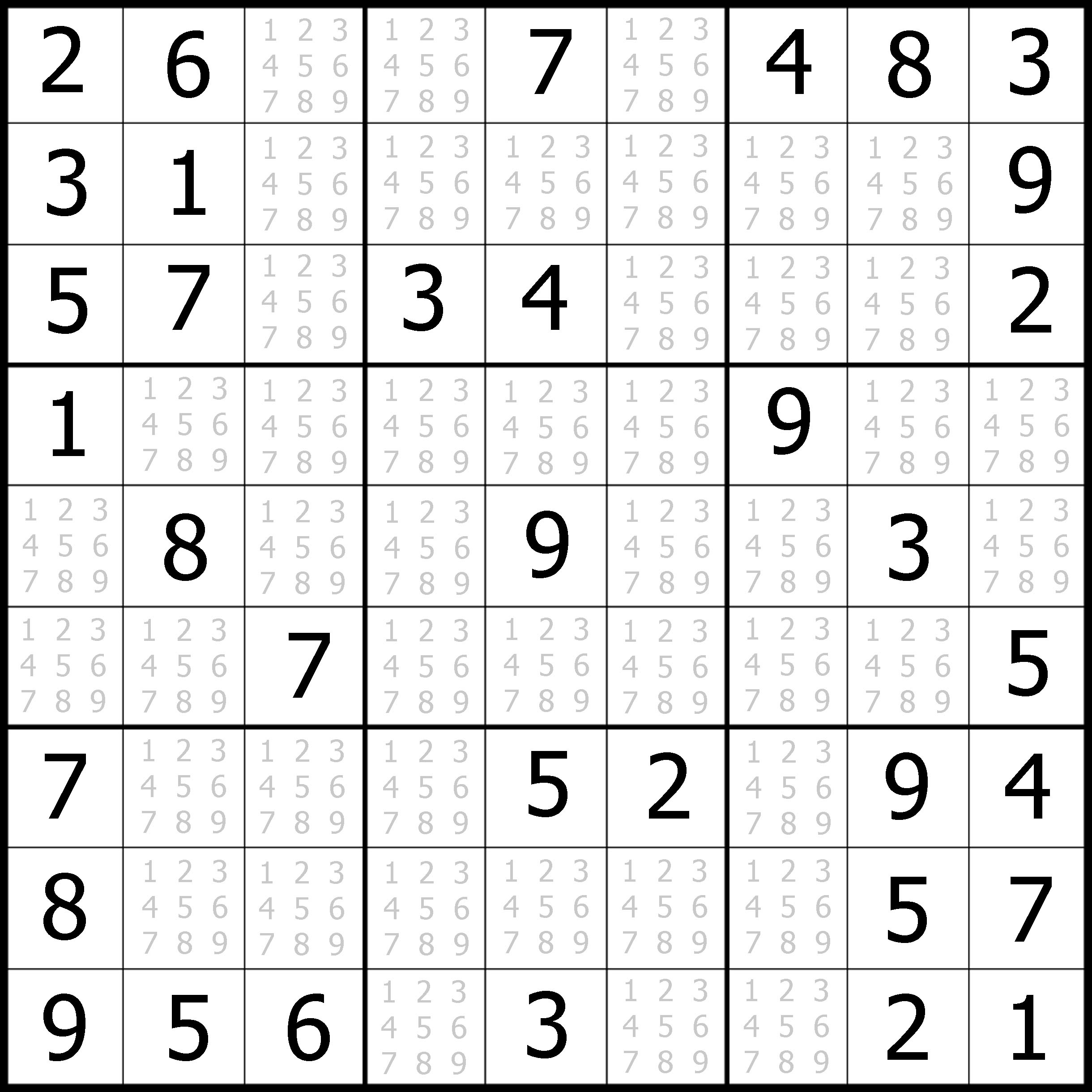 Free Easy Sudoku Puzzle #05 | Sudoku Puzzler inside Printable Sudoku Puzzles Free