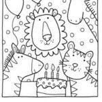 Free & Easy To Print Happy Birthday Coloring Pages Regarding Printable Happy Birthday Coloring Sheets