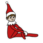 Free Elf On The Shelf Printable (Stickers Png )   Like Love Do Pertaining To Printable Elf On The Shelf