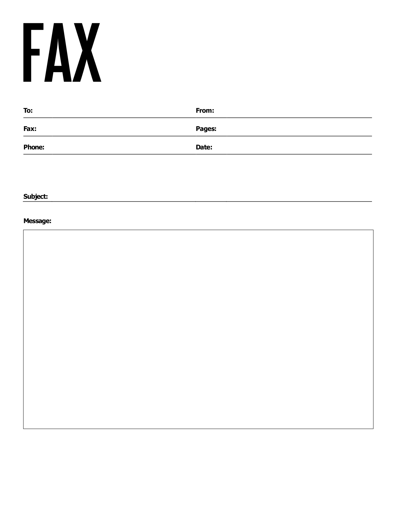 Free Fax Cover Sheets | Faxburner for Printable Fax Cover Sheet