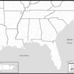 Free Map Of Southeast States With Regard To Printable United States South