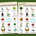 Free Nature Scavenger Hunt Printable | Mrs. Merry Pertaining To Nature Scavenger Hunt Printable