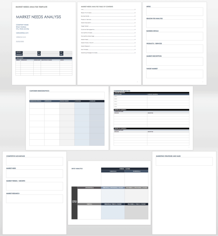 Personal Needs Assessment Printable