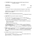 Free North Carolina Rental Lease Agreement Templates (6) | Pdf | Word Throughout Printable Lease Agreement Form