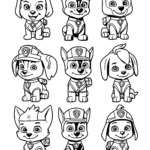 Free Paw Patrol Coloring Pages: Printable And Easy Options Inside Paw Patrol Printable Coloring Book