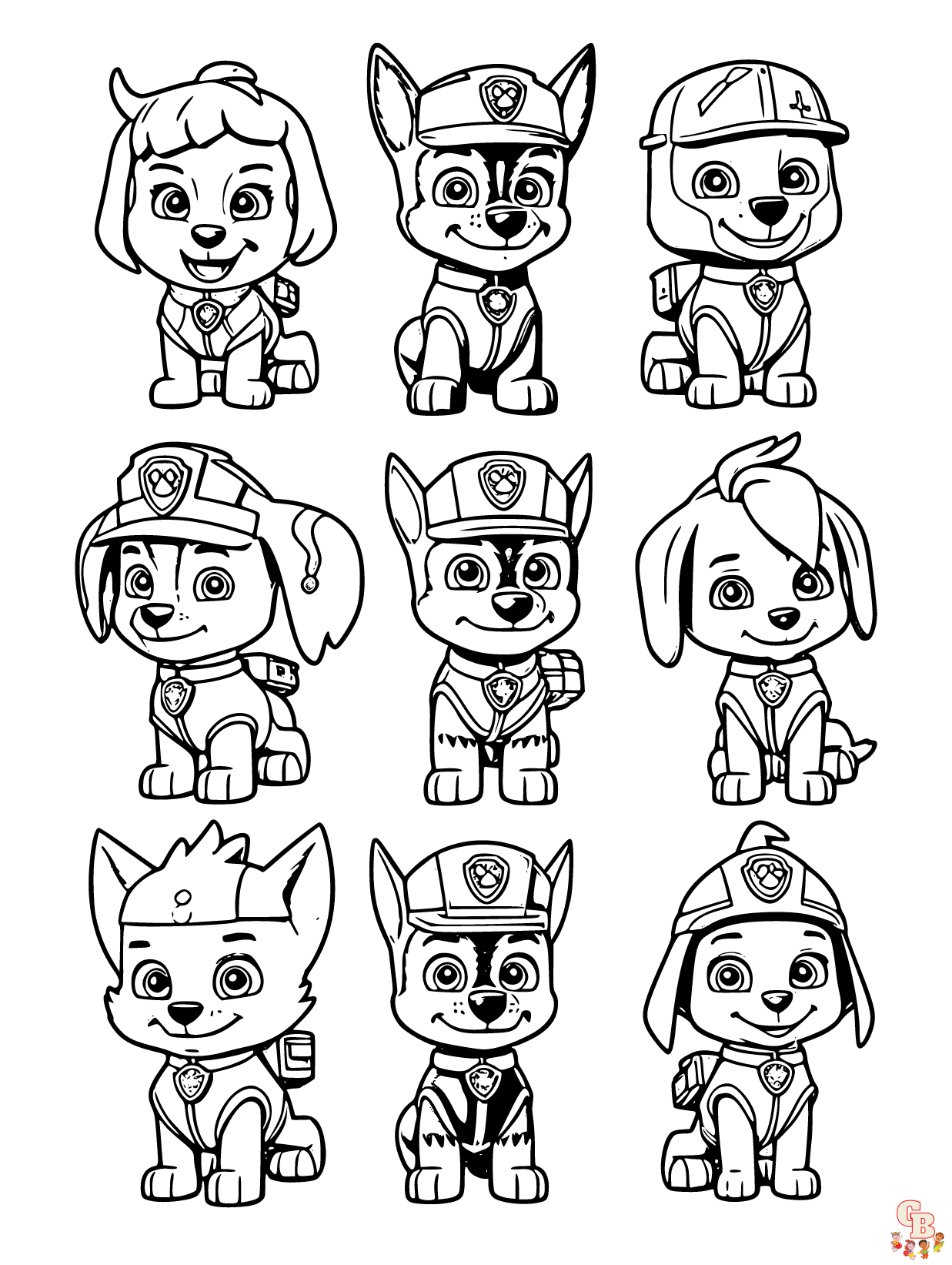 Free Paw Patrol Coloring Pages: Printable And Easy Options inside Paw Patrol Printable Coloring Book