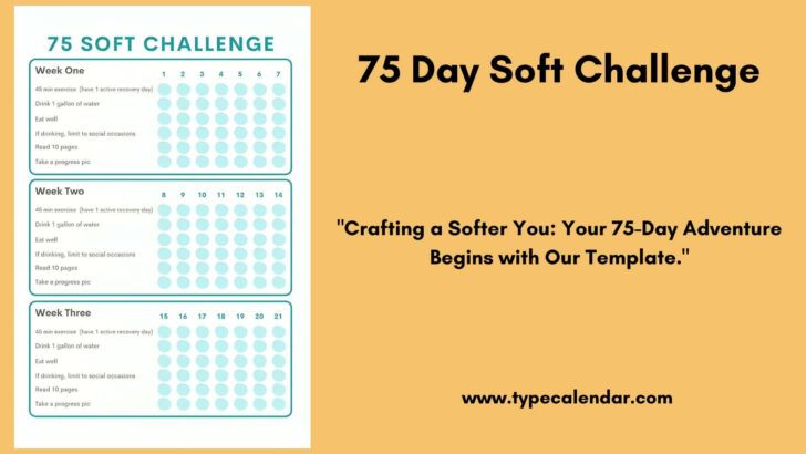 75 Soft Challenge Printable Free