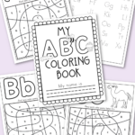 Free Printable Alphabet Coloring Book   Kara Creates Intended For Alphabet Coloring Book Printable