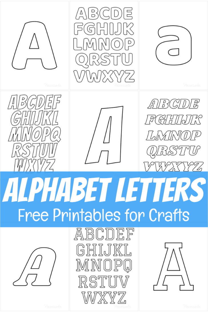 Printable Alphabet Letters Free