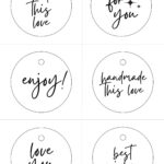 Free, Printable And Customizable Gift Tag Templates | Canva For Free Printable Gift Tags