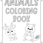 Free Printable Animals Coloring Book   April Golightly Pertaining To Free Printable Coloring Book