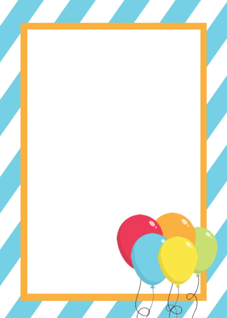 Free Birthday Invitations Printable