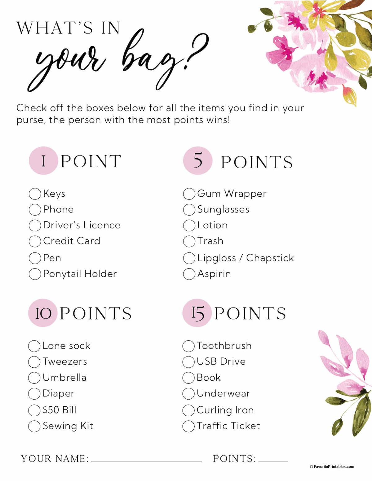 Free Printable Bridal Shower Games - Favorite Printables inside Free Bridal Shower Games Printable