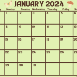 Free Printable Calendar   Nature Themed 12 Month Calendar For Free Printable Calendars 2024