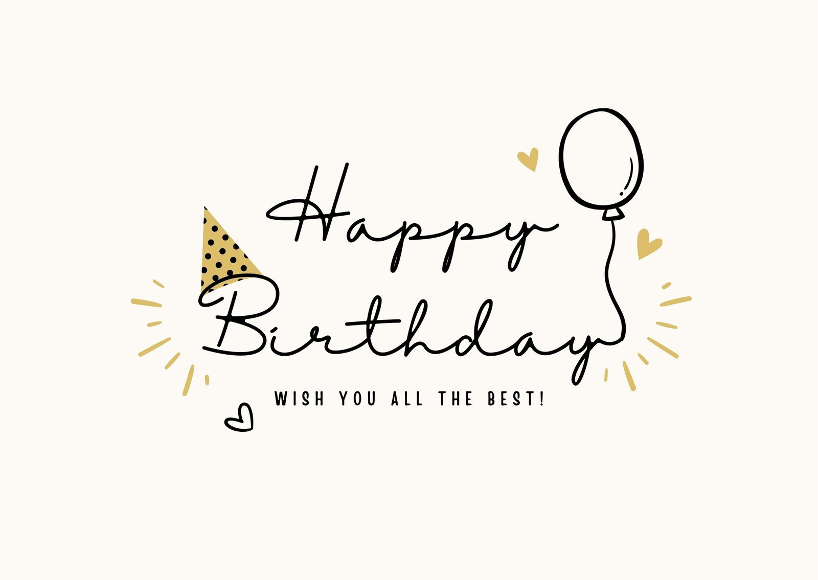 Free Printable Card Templates You Can Customize | Canva regarding Happy Birthday Card Printable