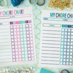 Free Printable Chore Charts For Kids And Adults In Free Printable Chore Charts