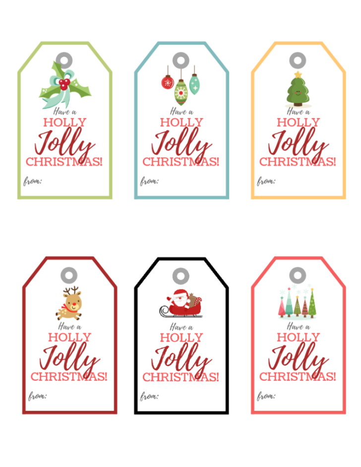 Free Christmas Tags Printable