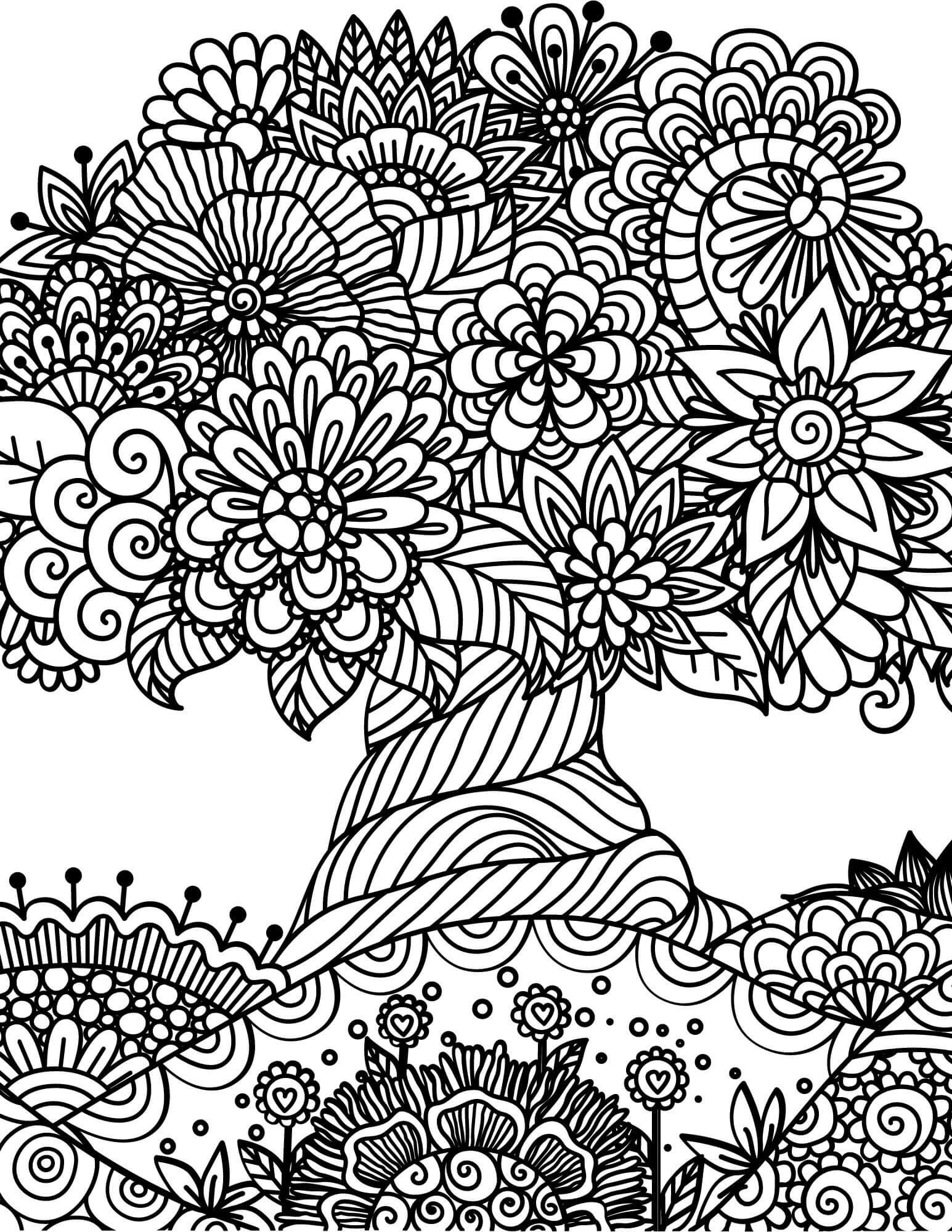 Free Printable Coloring Pages For Adults throughout Free Adult Coloring Printable