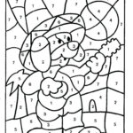 Free Printable Colornumber Coloring Pages   Best Coloring Inside Free Color By Number Printables