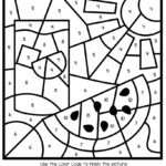 Free Printable Colornumber Coloring Pages   Best Coloring Pertaining To Free Color By Number Printables