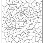 Free Printable Colornumber Coloring Pages   Best Coloring Throughout Color By Number For Adults Printable