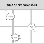 Free Printable Comic Strip Templates You Can Customize | Canva Throughout Blank Cartoon Strip Printable