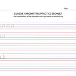 Free Printable Cursive Writing Worksheet Templates | Canva With Regard To Cursive Handwriting Worksheets Free Printable