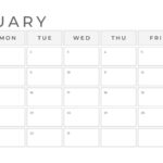 Free, Printable, Customizable Monthly Calendar Templates | Canva for Printable Calendars By Month