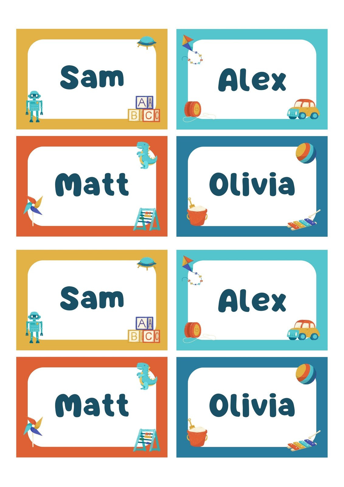 Free, Printable, Customizable Name Tag Templates | Canva for Free Printable Name Tags