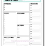 Free Printable Daily Planner Template To Get More Done With Free Printable Daily Planner