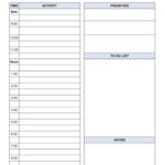 Free Printable Daily Planner Templates (Editable Pdf)   Calendarkart With Downloadable Free Printable Daily Planner