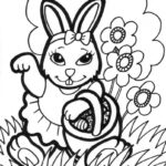 Free Printable Easter Bunny Coloring Pages For Kids With Printable Bunny PicturesColor