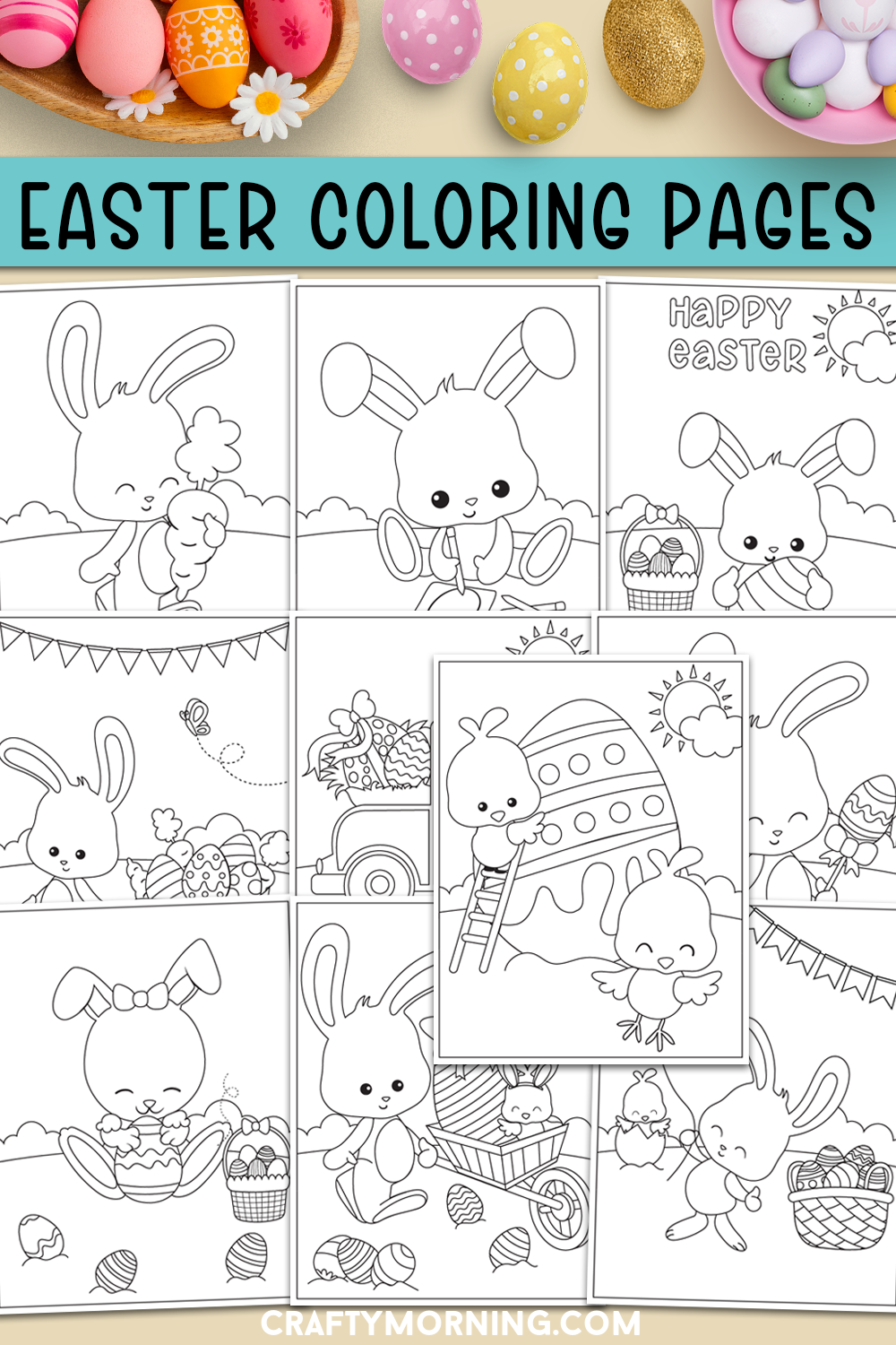 Free Printable Easter Coloring Pages - Crafty Morning inside Free Printable Easter Pictures