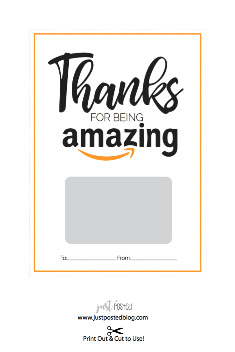 Free Printable For An Amazon Gift Card – Just Posted in Printable Amazon Gift Card