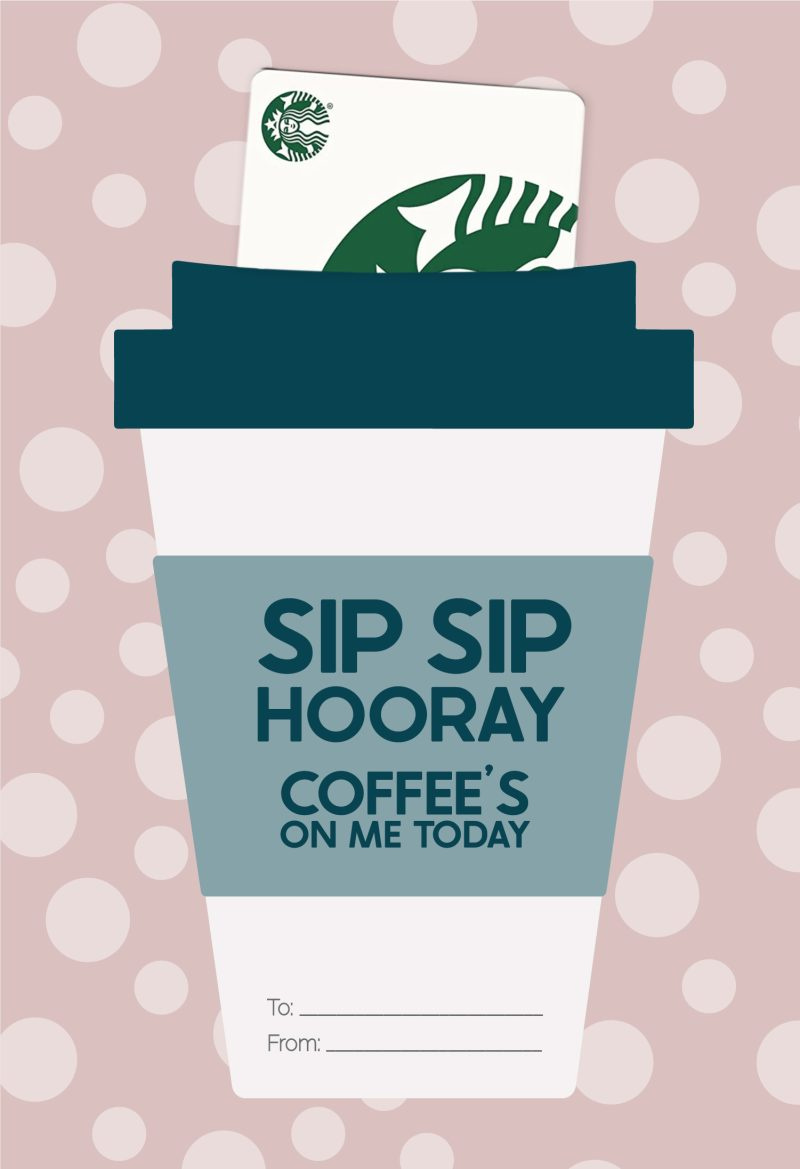 Free Printable For Starbucks Gift Card – Just Posted pertaining to Starbucks Gift Card Printable