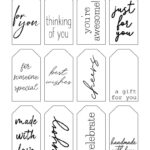 Free Printable Gift Tags   500+ Tags | Printabulls Within Free Printable Gift Tags