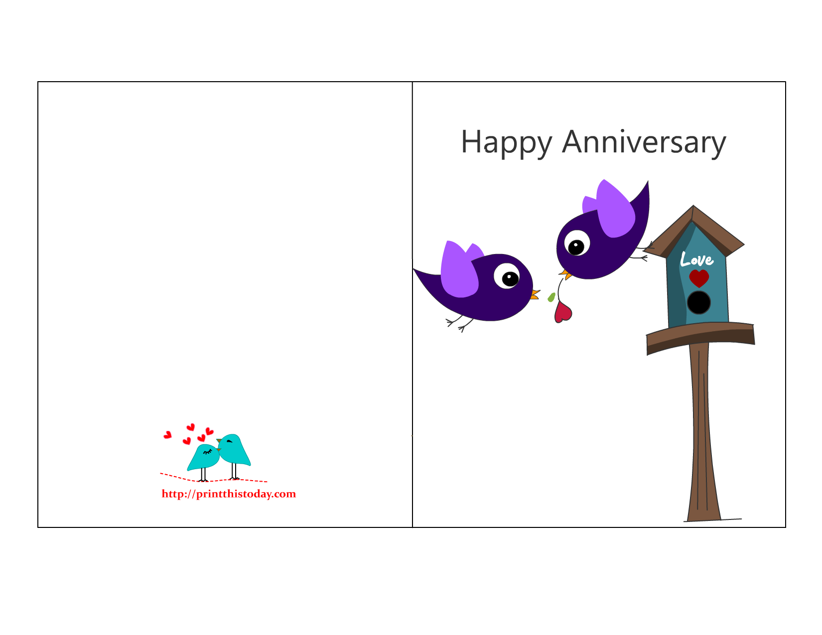 Free Printable Happy Anniversary Cards regarding Free Printable Anniversary Cards