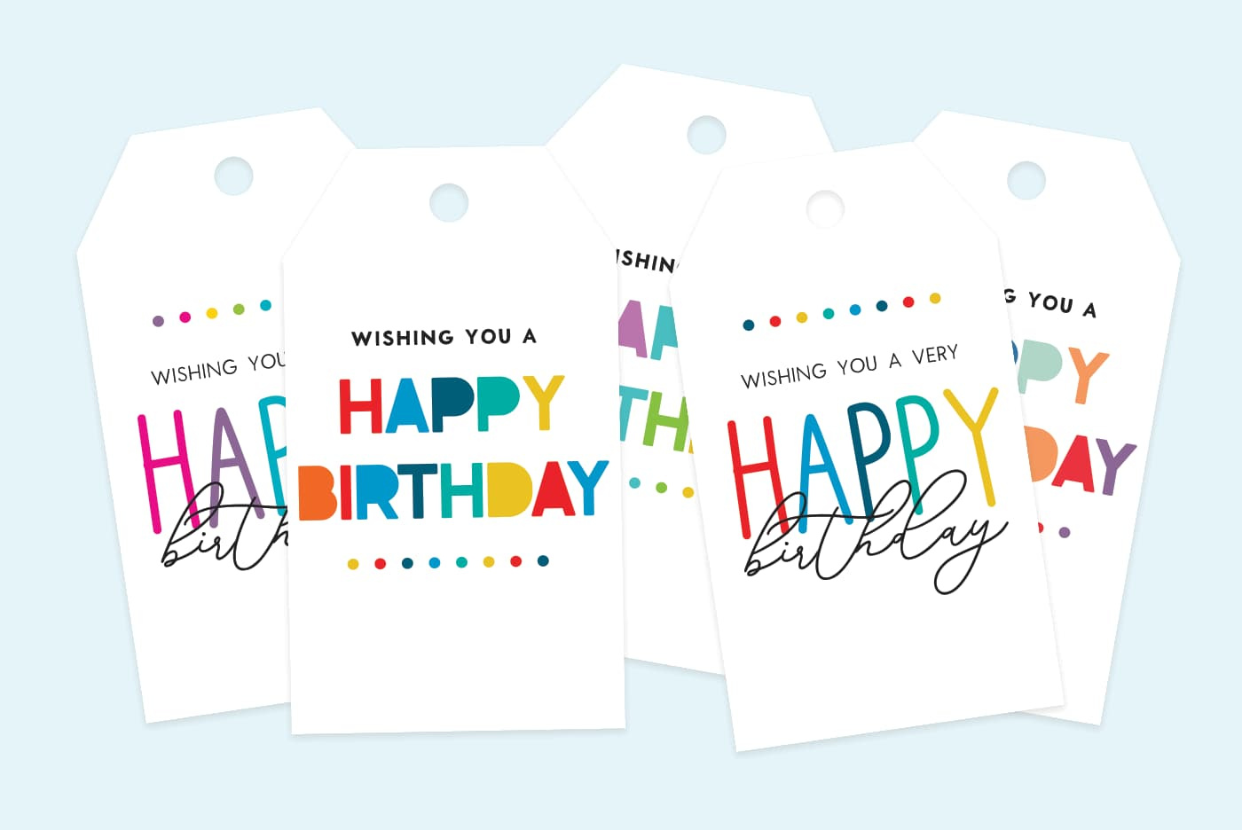 Free Printable Happy Birthday Gift Tags - Favorite Printables in Free Printable Editable Girls Birthday Gift Tags Svg File