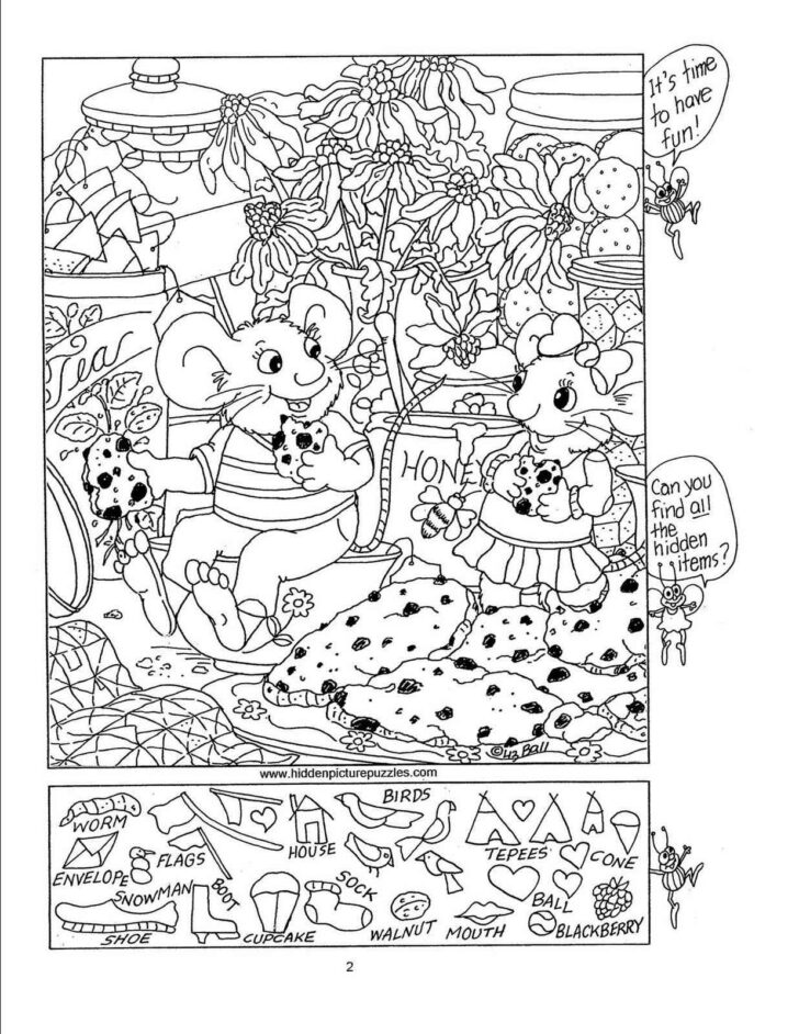 Printable Find the Hidden Pictures