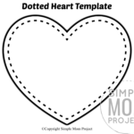 Free Printable Large Heart Shape Templates – Simple Mom Project within Heart Shape Template Printable