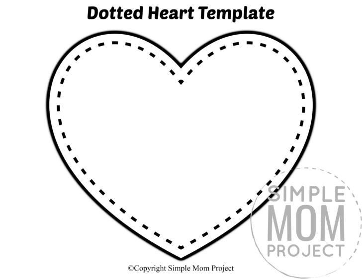 Heart Shape Template Printable